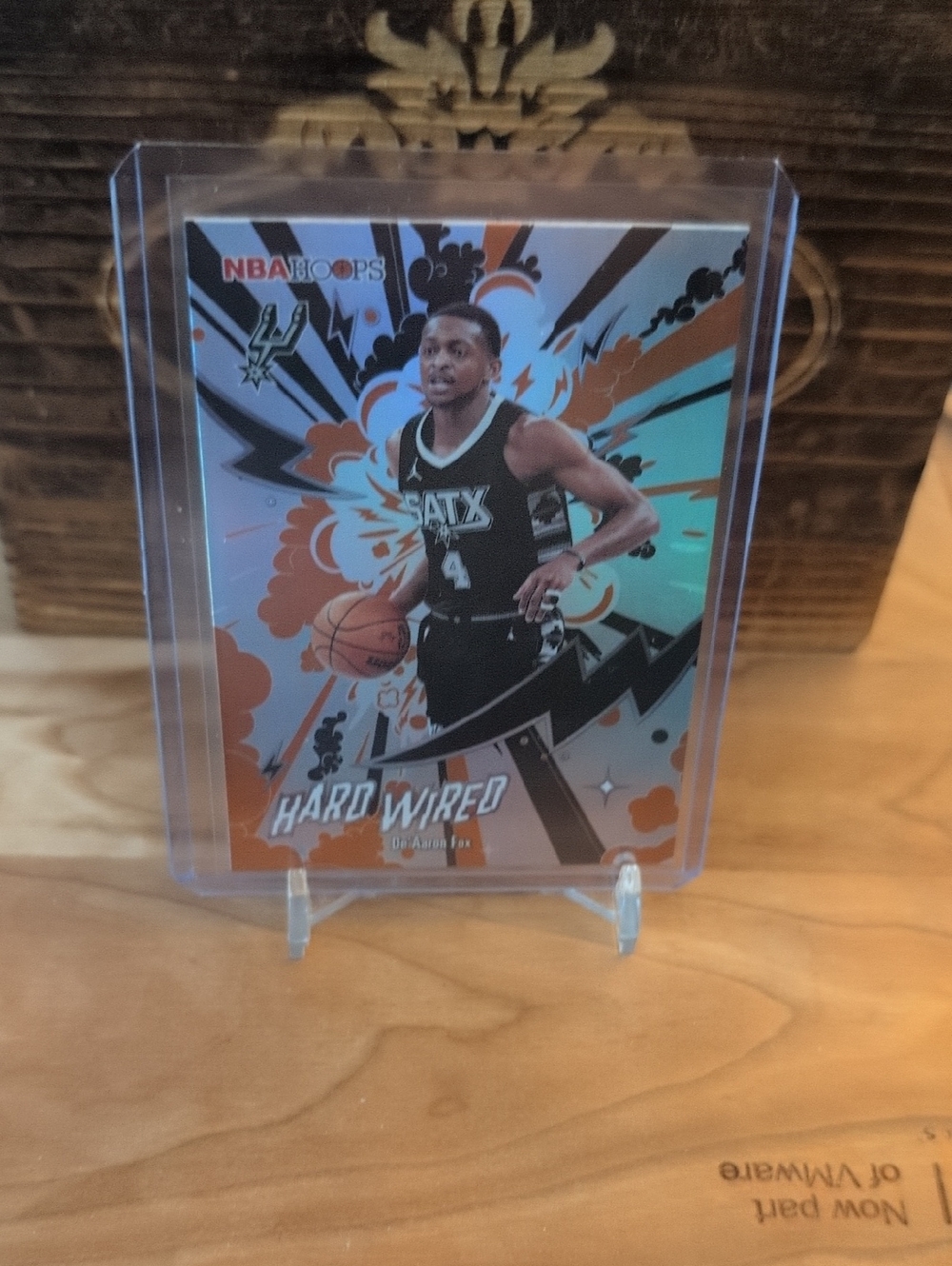 2025-26 Hoops De'Aaron Fox Hard Wired Spurs